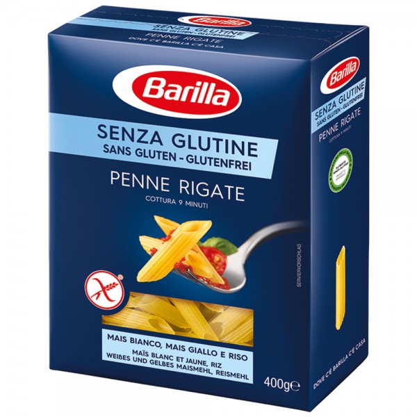 Macarrão penne rigate gluten free Barilla caixa 400g