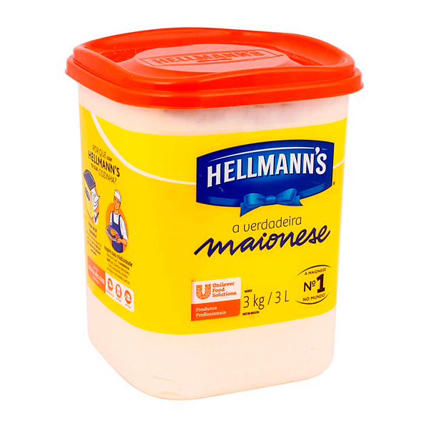 Maionese Hellman's balde 3 kg