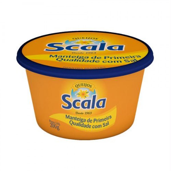 Manteiga Scala com sal pote 200 g