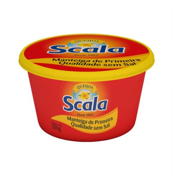 Manteiga Scala sem sal pote 200 g