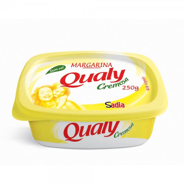 Margarina Qualy sem sal pote 250g