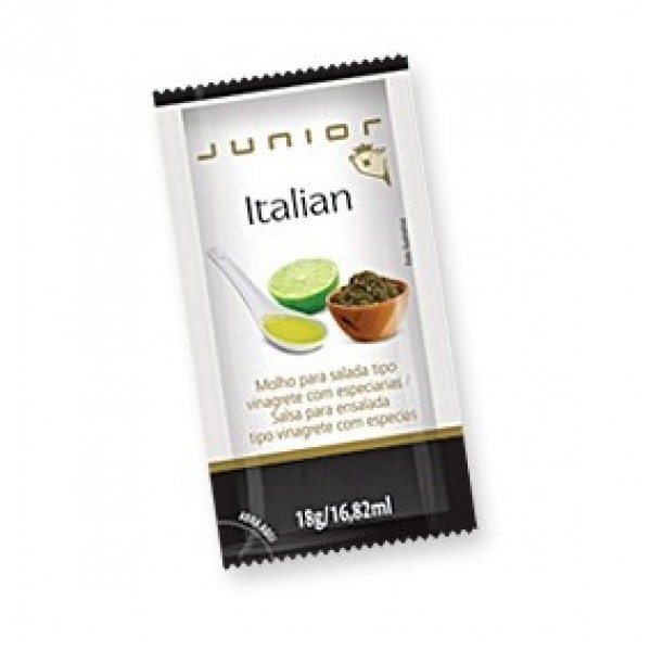 Molho para salada Junior italian sachê caixa 180 x 18 g