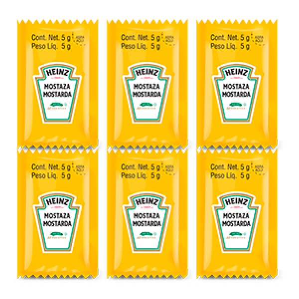 Mostarda Heinz sachê caixa 192 x 5 g