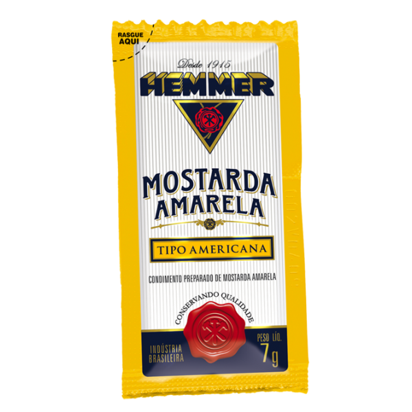 Mostarda Hemmer sachê caixa 190 x 7 g