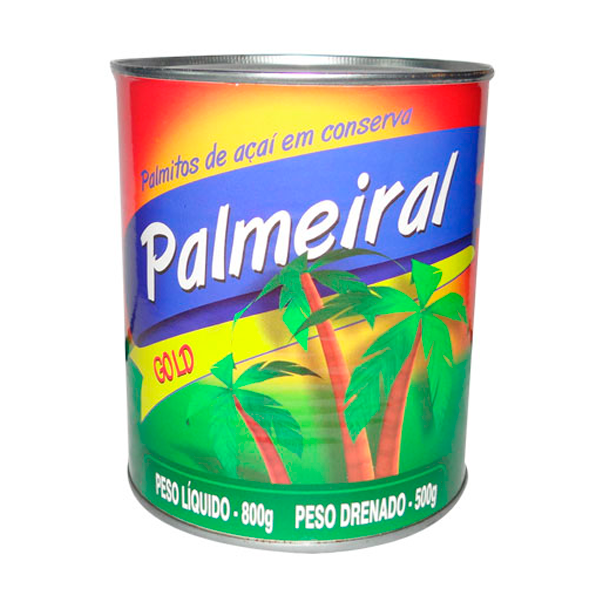 Palmito de Açaí Inteiro Gold Palmiral lata 500 g