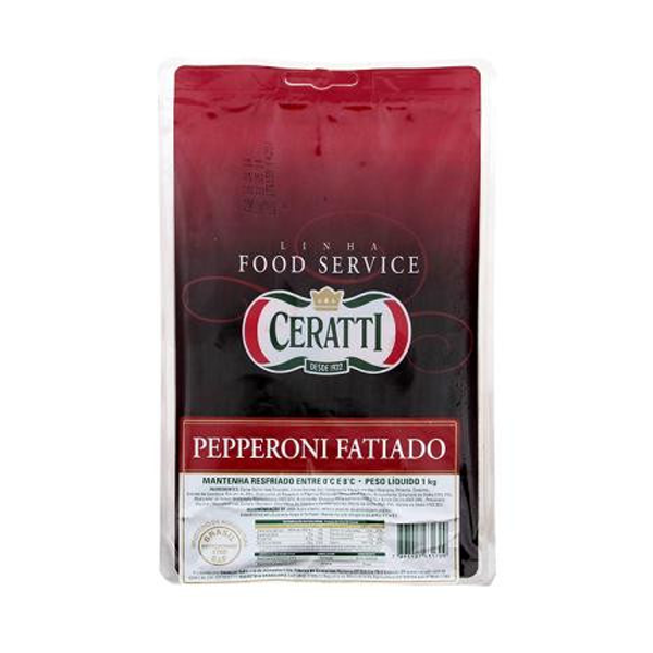 Pepperoni Fatiado Ceratti Pacote 1 kg