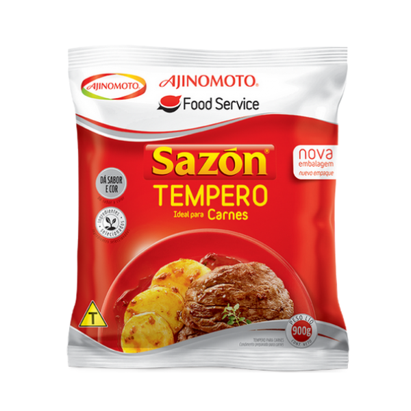 Tempero para Carnes Sazon pacote 900 g