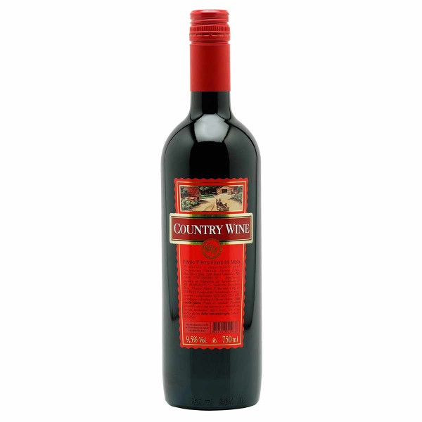 Vinho Country Wine tinto suave 750 ml
