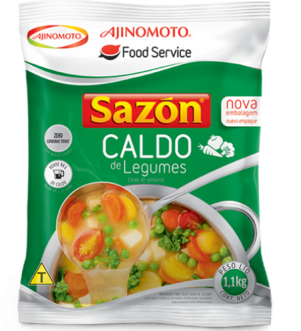 Caldo de legumes Sazón pacote 1,1 kg