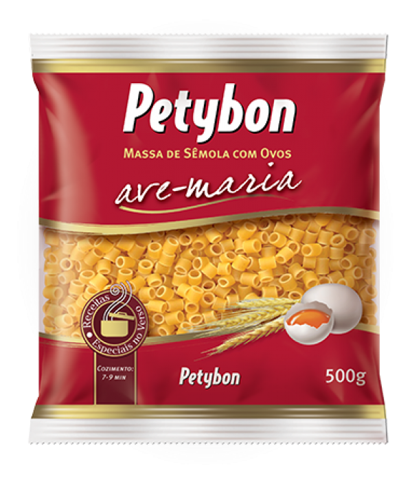 Macarrão ave-maria Petybon pacote 500 g
