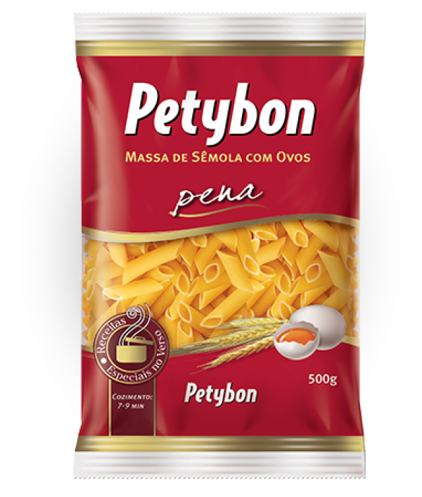 Macarrão pena Petybon pacote 500 g