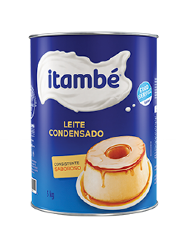 Leite condensado Itambé lata 5 kg