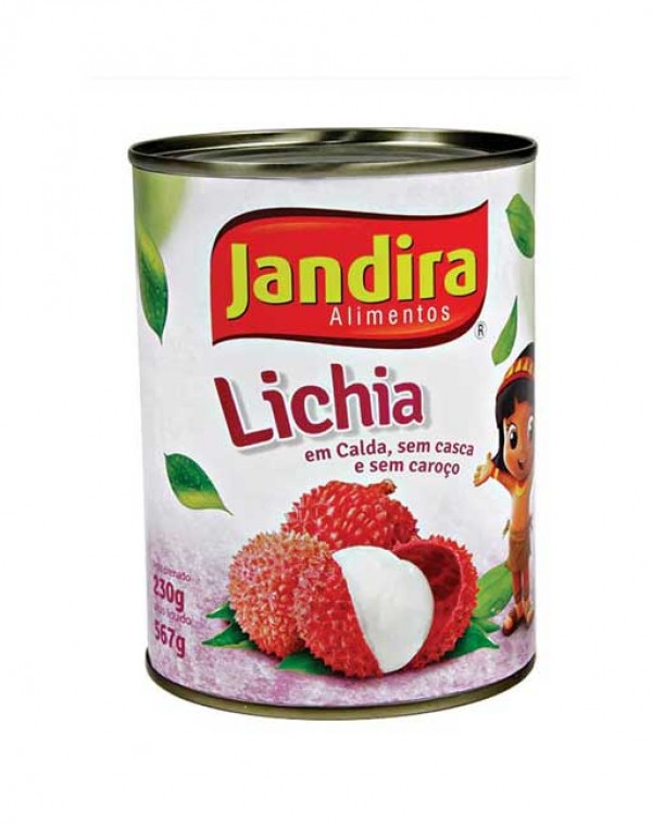 Lichia em calda Jandira lata 230 g