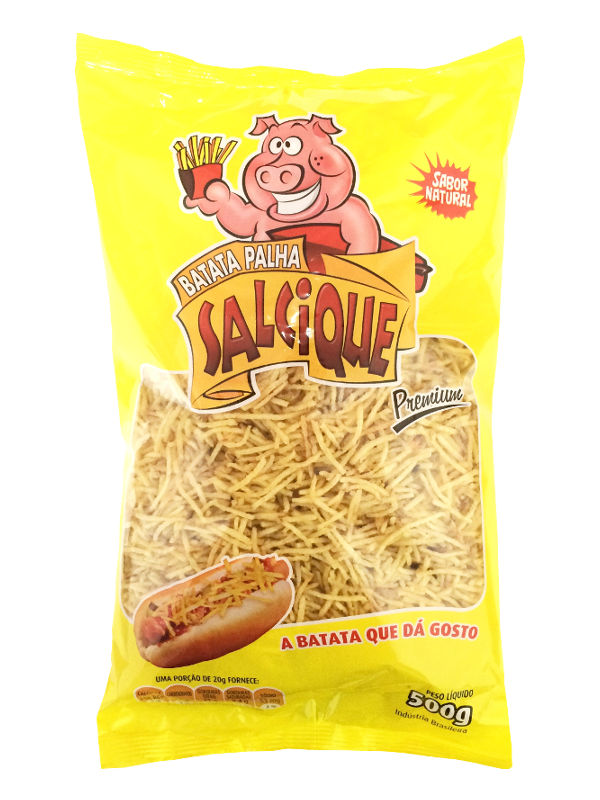 Batata palha Salcique pacote 500g