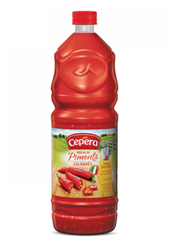 Molho de pimenta calabrês Cepêra pet 1,01 l