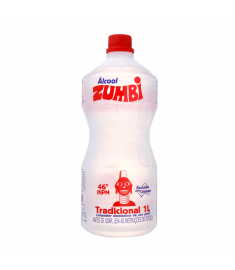 Álcool líquido Zumbi 46° INPM tradicional 1 l  