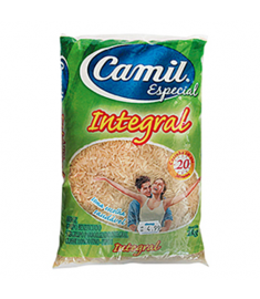 Arroz Camil integral pacote 2 kg