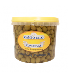 Azeitona Verde balde 2 kg (com caroço, fatiada, gordal, recheada, sem caroço)