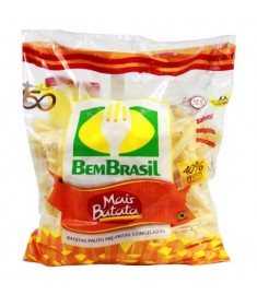 Batata palito congelada Bem Brasil pacote 2 kg