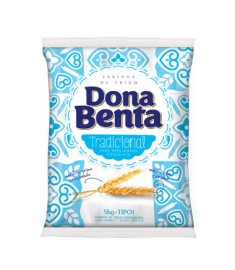 Farinha de trigo Dona Benta tipo 1 pacote 5 kg