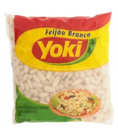 Feijão branco Yoki pacote 500 g