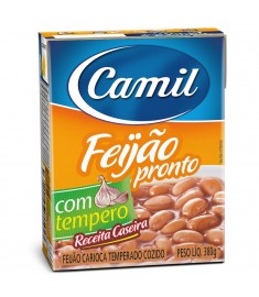 Feijão carioca Camil pronto TP 380 g