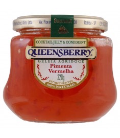 Geleia agridoce Queensberry pimenta vermelha pote 320 g