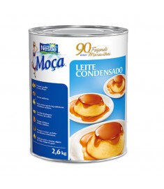 Leite condensado Nestlé Moça lata 2,6 kg