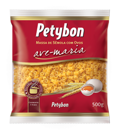 Macarrão ave-maria Petybon pacote 500 g