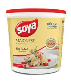 Maionese Soya balde 3 kg