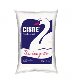 Sal Refinado Cisne pacote 1 kg