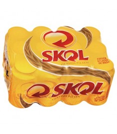 Cerveja Skol pilsen lata 350 ml